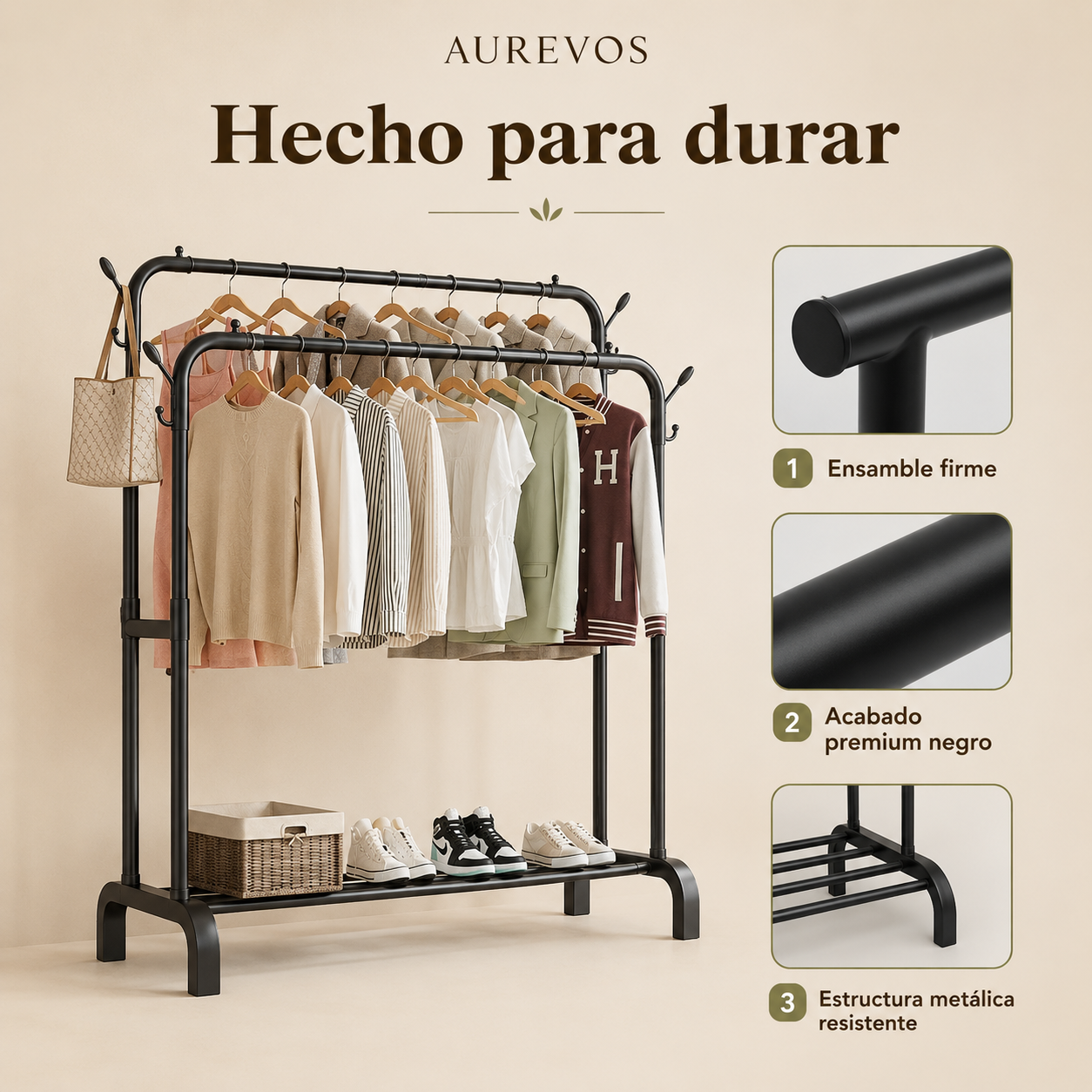 Tendedero Ropero Doble altura | ÚLTIMO DÍA CON PRECIO ESPECIAL🔥