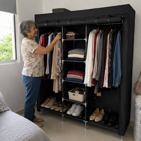 🏠Armario Ropero Portátil 3 Puertas | ÚLTIMO DÍA CON PRECIO ESPECIAL🔥