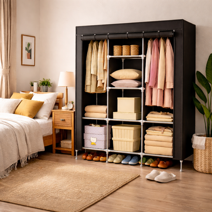 🏠Armario Ropero Portátil 3 Puertas - ÚLTIMO DÍA CON PRECIO ESPECIAL🔥