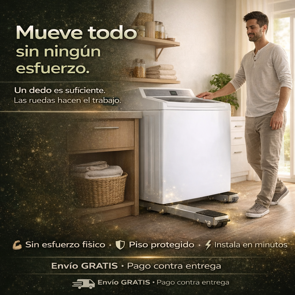 Soporte Móvil Extensible con Ruedas | Mueve tus electrodomésticos sin esfuerzo 🔥