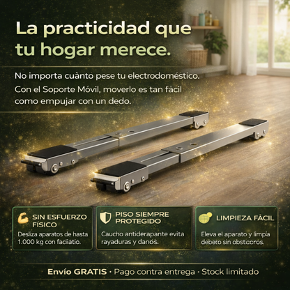 Soporte Móvil Extensible con Ruedas | Mueve tus electrodomésticos sin esfuerzo 🔥